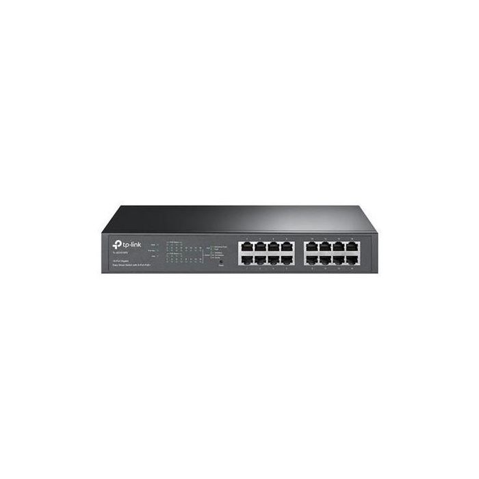 TP-Link TL-SG1016PE 16-Port Gigabit Easy Smart Desktop/Rackmount Switch 8-Port PoE Metal