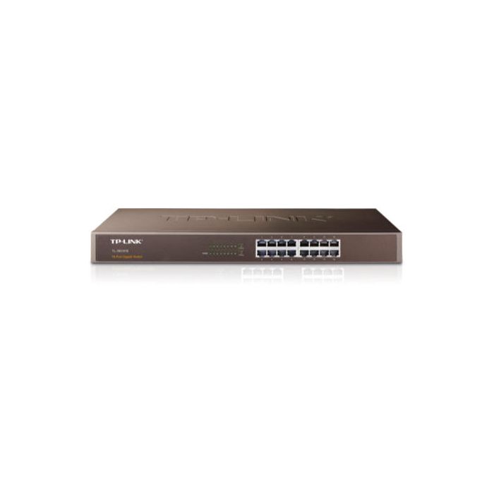 TP-Link TL-SG1016 16-Port Gigabit Ethernet Non-PoE Rack-mountable Unmanaged Switch