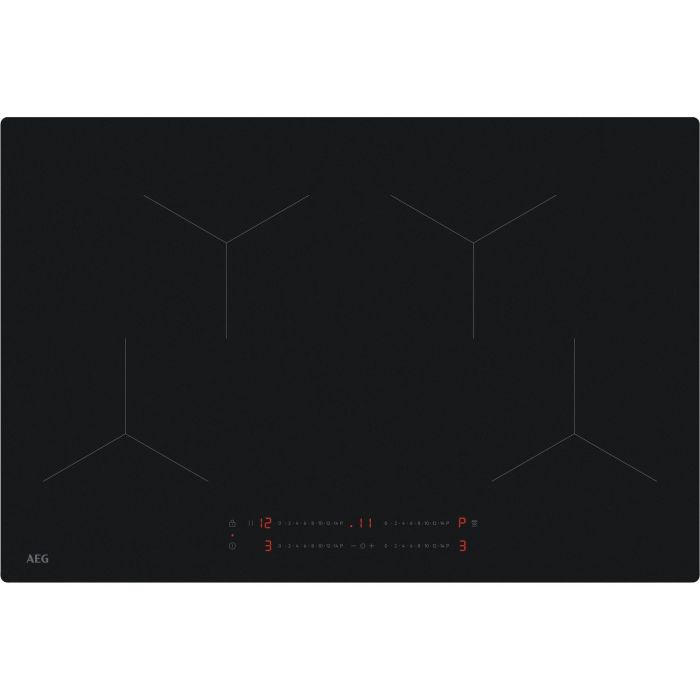 GRADE A1 - AEG 5000 Series 80cm 4 Zone Induction Hob