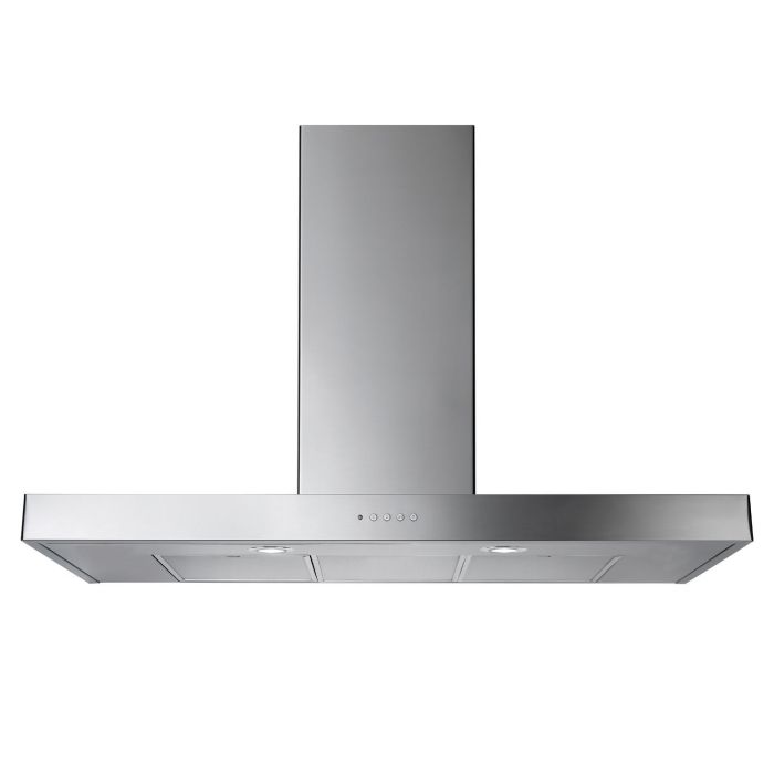 Rangemaster 90cm Slimline Chimney Cooker Hood - Stainless Steel