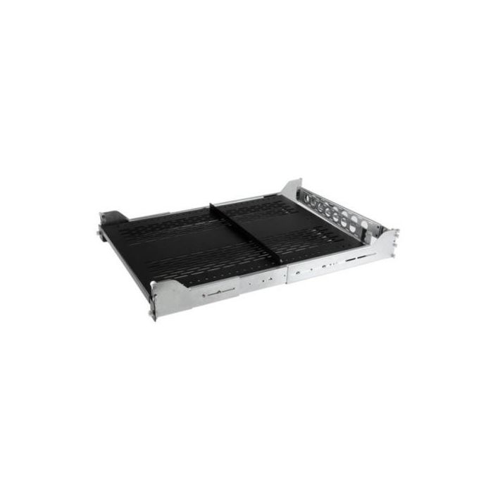 StarTech.com 2U Vented Sliding Rack Shelf w/ Cable Management Arm & Adjustable Mounting Depth - 50lb
