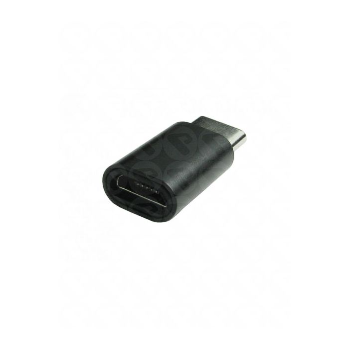 OEM Micro USB to USB-C Female to Male Adapter Black