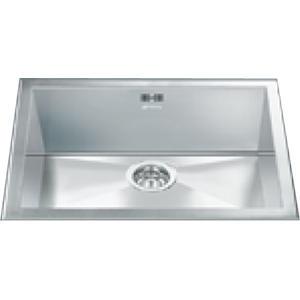 Smeg VQ50-2 Quadra 50cm Single Bowl ULP Sink