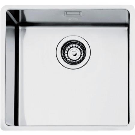 Smeg VSTR50 Mira 50cm Chrome Single Bowl Undermount Sink