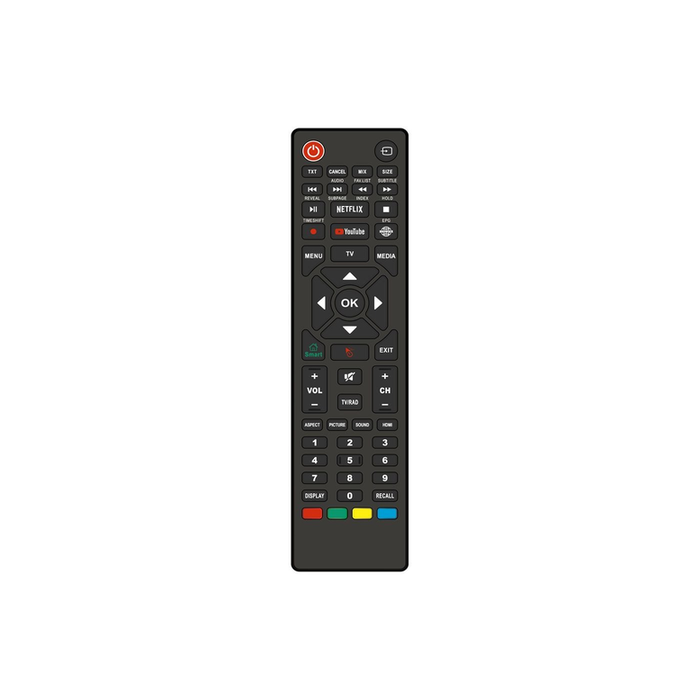 RF2.4G Air mouse+ IR learning remote   Total 53 keys 