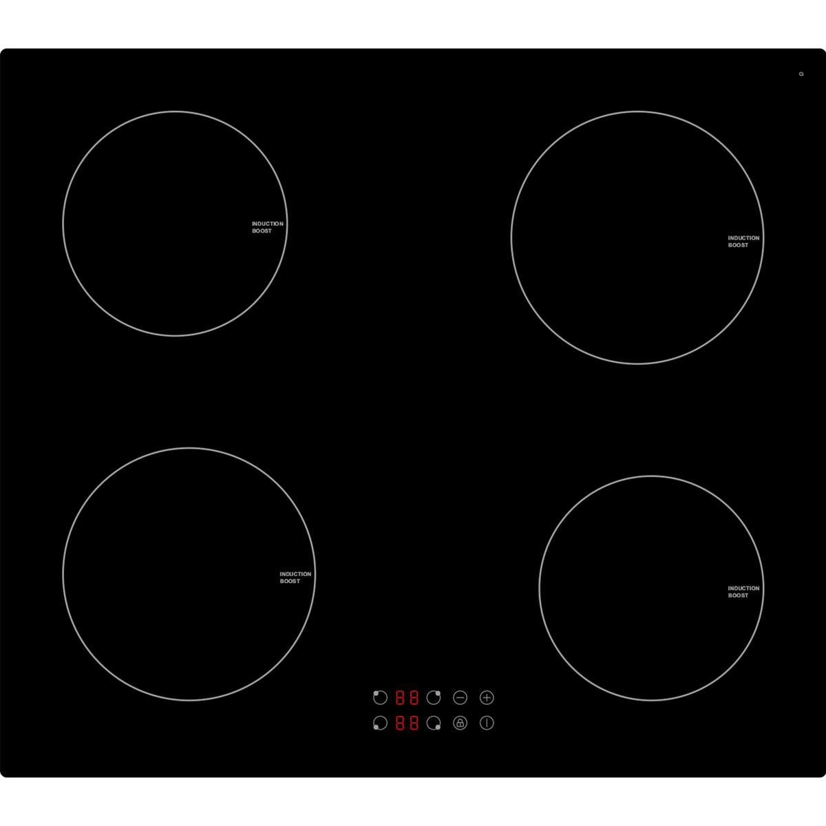 GRADE A2 - electriQ 60cm 4 Zone Induction Hob