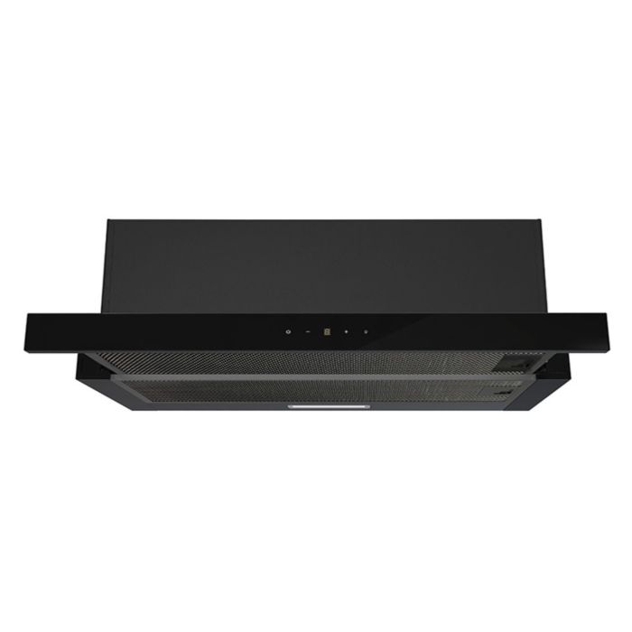Refurbished electriQ 90cm Telescopic Canopy Cooker Hood – Black
