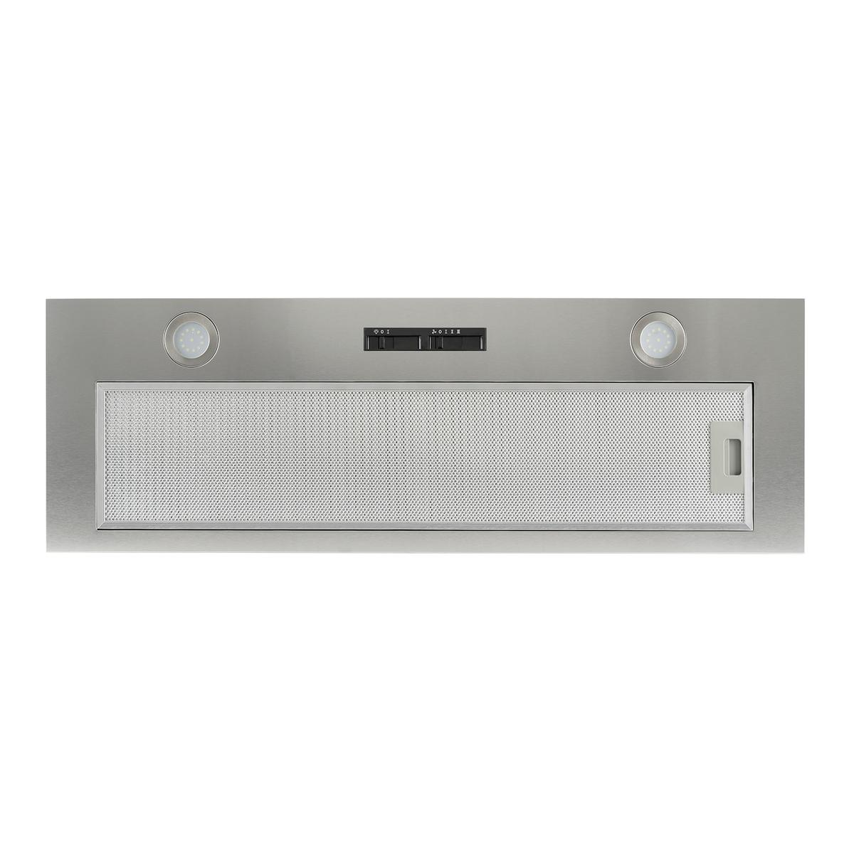GRADE A3 - electriQ 90cm Canopy Cooker Hood - Stainless Steel