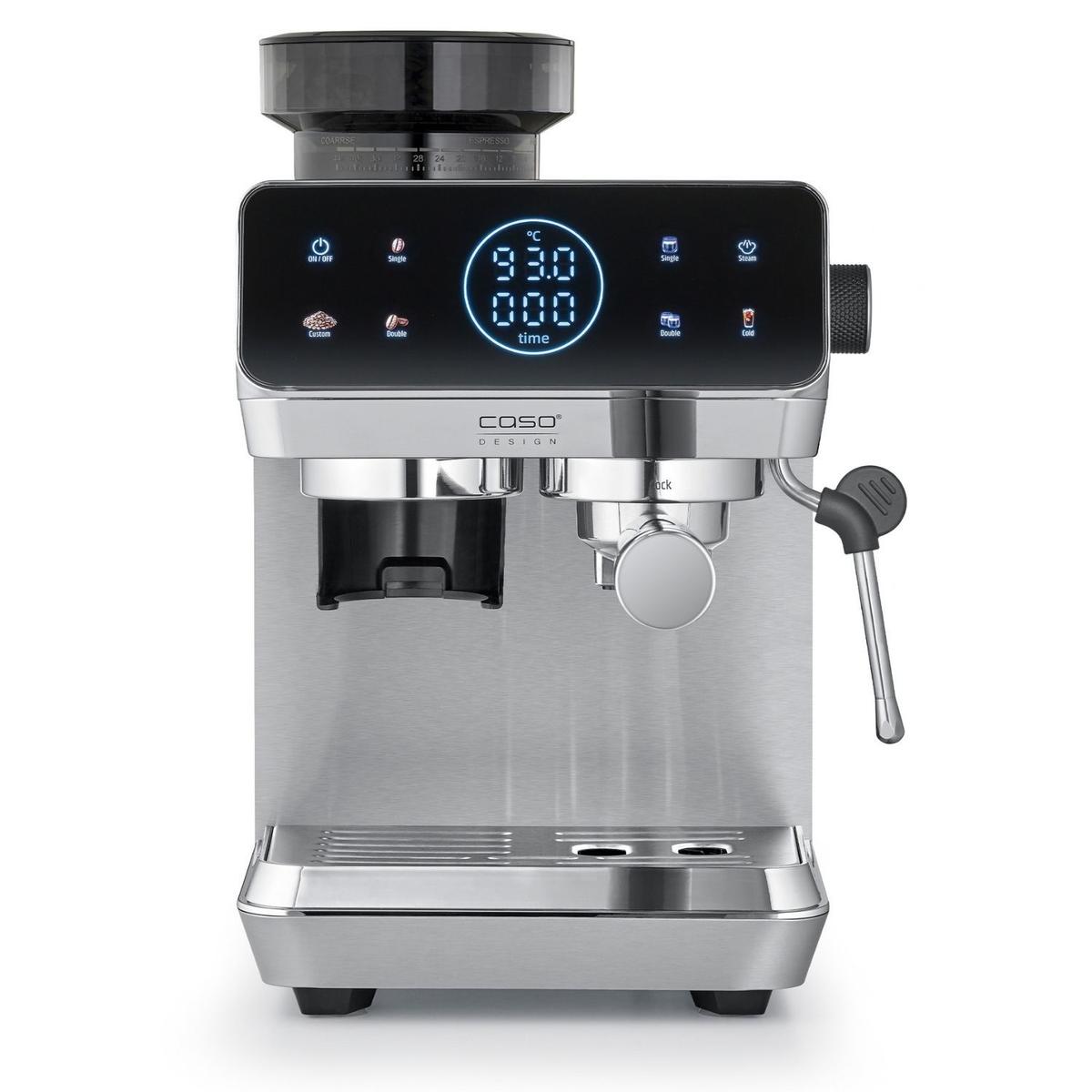 Caso Espresso Gourmet & Grind Coffee Machine 1826 - Black image 1