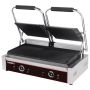 Refurbished Hamoki PG-25A Twin Contact Grill Ribbed Top and Bottom Plates. 2 x 13 amp Plug In Panini Grill
