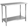 Hamoki IMT-186 - 1800mm Wide Stainless Steel Centre Prep Bench 600mm Deep image 1