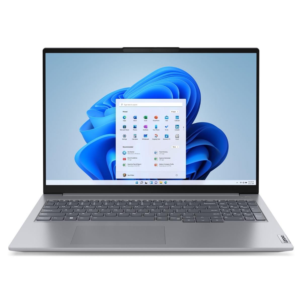 Refurbished Lenovo ThinkBook 16 Intel Core i5 8GB RAM 256GB SSD 16 Inch Windows 11 Pro Laptop