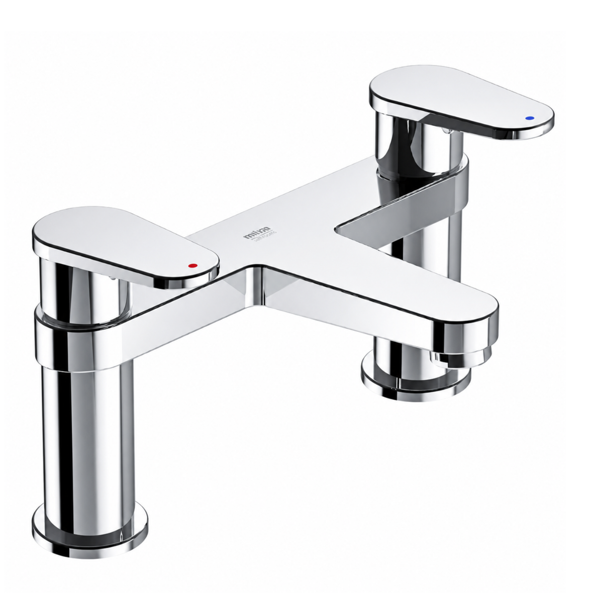 Mira Minimal Chrome Bath Filler Mixer Tap image 1