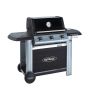Outback Magnum - 3 Burner Gas BBQ Grill with Side Burner - Black & Silver image 1
