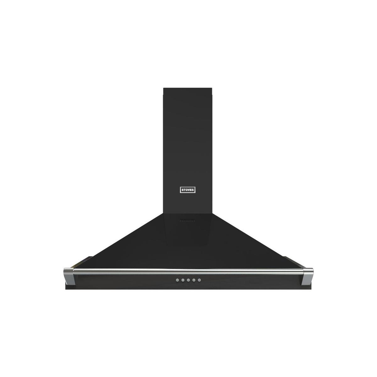 Refurbished Stoves Richmond 110PYR 110cm Chimney Cooker Hood - Black