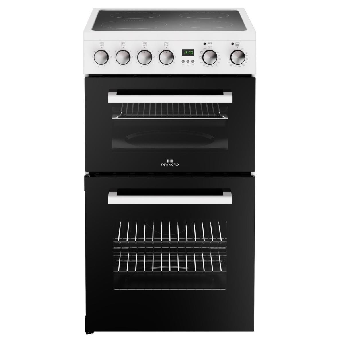 Refurbished New World 50cm Electric Cooker - White