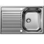 Blanco Tipo 45 S Compact Single Bowl Inset Stainless Steel Kitchen Sink