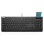 Lenovo Smartcard Wired Keyboard II - Keyboard - full size 3-zone layout - USB - QWERTY - UK - black - brown box - CRU image 1