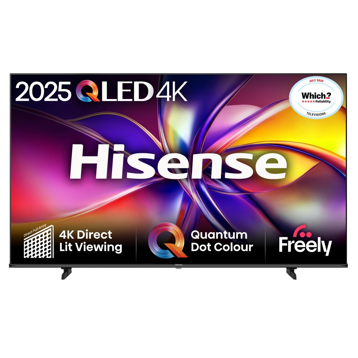 Refurbished Hisense E78QTUK 50 inch Smart 4K Ultra HD QLED TV