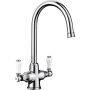 Blanco Vicus Dual Lever Kitchen Mixer Tap - Chrome image 1