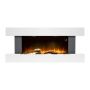 GRADE A3 - White 52inch Wall Mounted Electric Fireplace - AmberGlo image 1