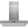 Refurbished Hotpoint PHBS67FLLIX 60cm Shelf Style Chimney Cooker Hood Stainless Steel image 1