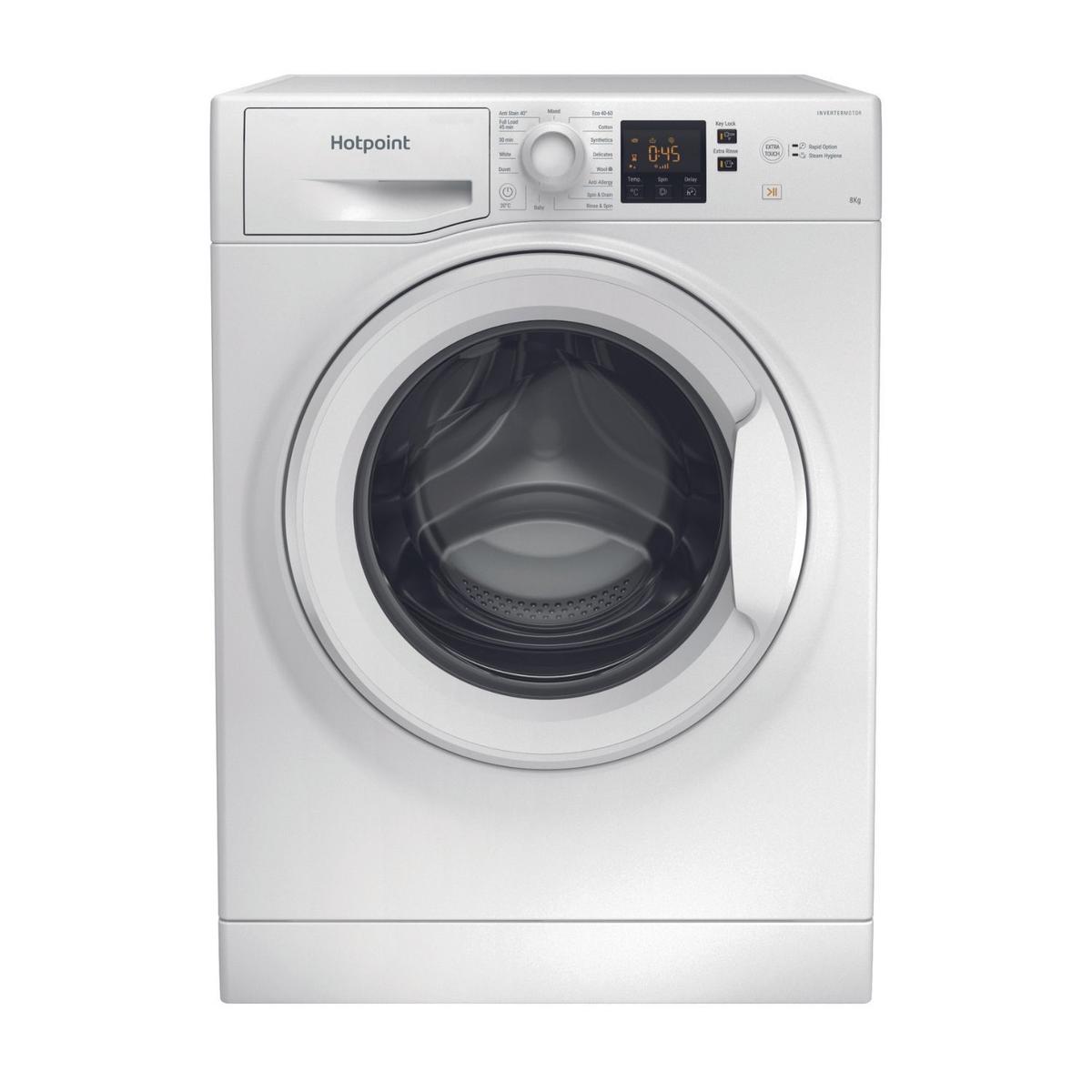 GRADE A2 - Hotpoint AntiStain 8kg 1400rpm Washing Machine - White