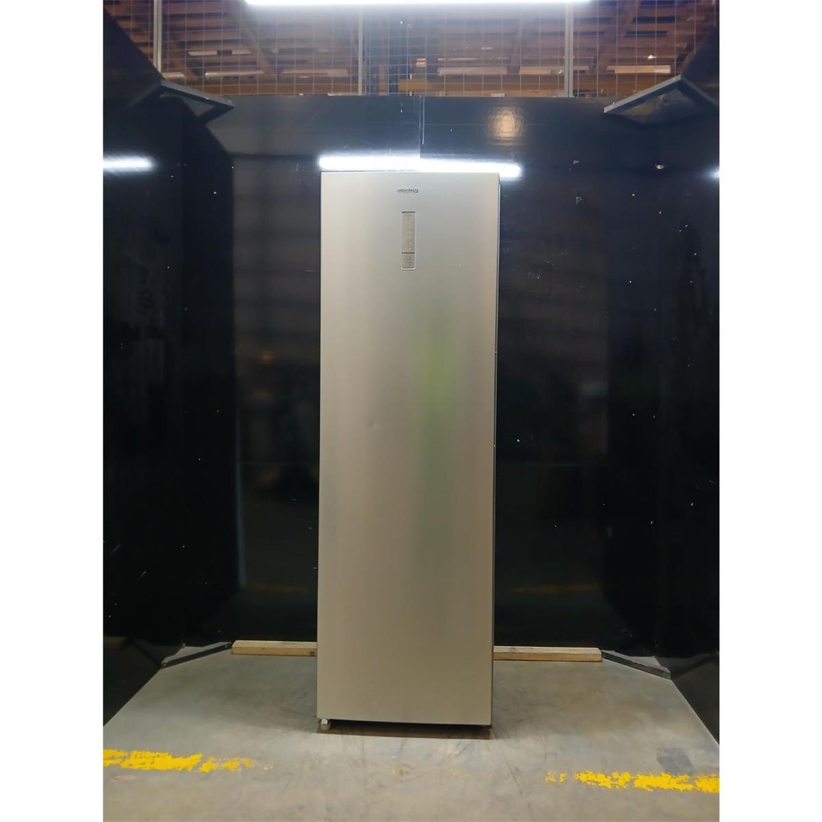 GRADE A2 - electriQ 272 Litre Frost Free Freestanding Upright Freezer - Inox image 1