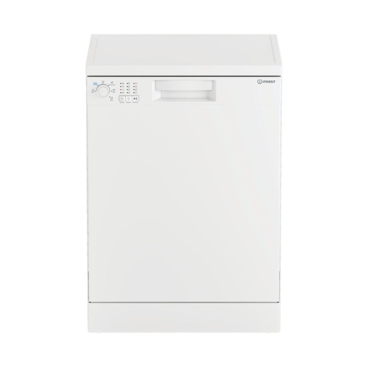 GRADE A2 - Indesit Push&Go Freestanding Dishwasher - White image 1