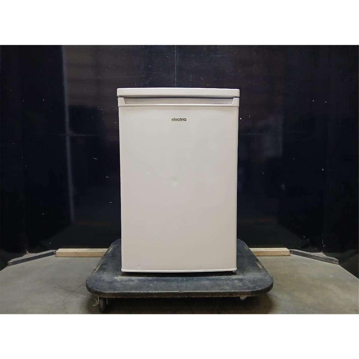 GRADE A2 - electriQ 109 Litre Freestanding Under Counter Fridge with Ice Box - White image 1
