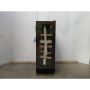 GRADE A2 - electriQ 18 Bottle Capacity 30cm Freestanding Under Counter Wine Cooler - Premium Dark Stainless Steel image 1