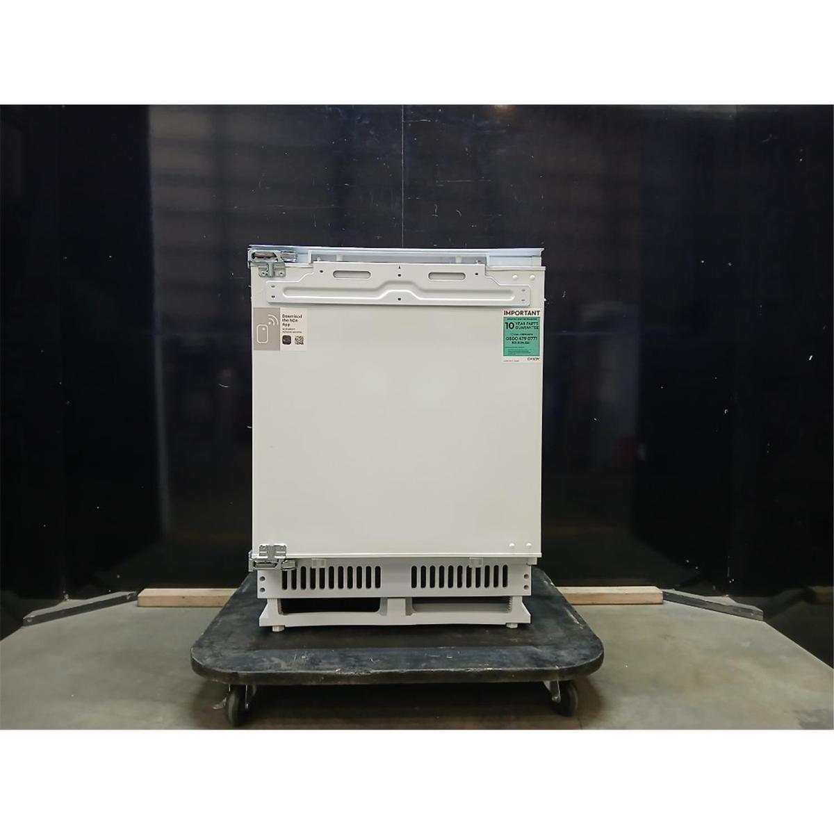 GRADE A2 - Candy 95 Litre Integrated Under Counter Freezer image 1