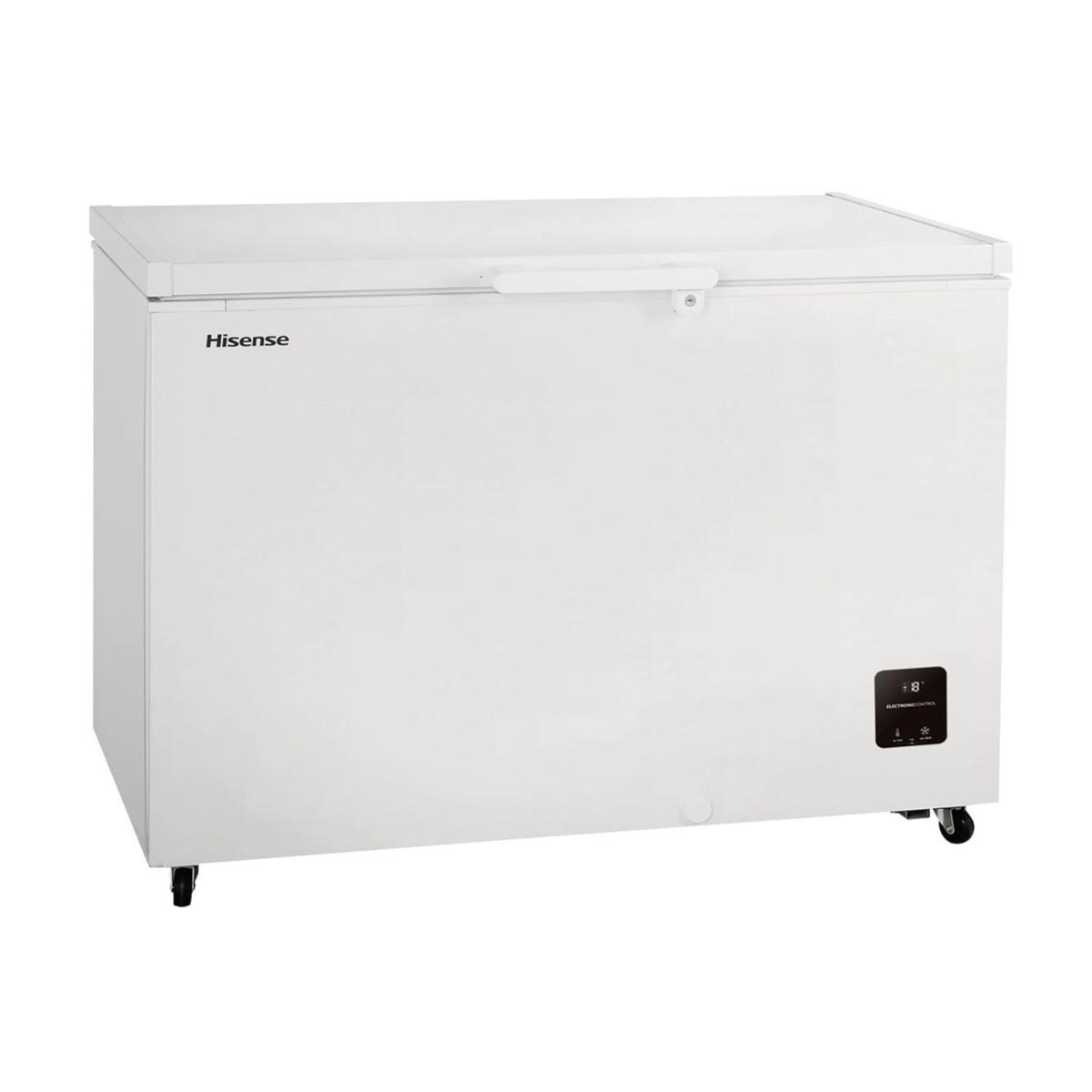 Refurbished Hisense FC386D4AWLE Freestanding 297 Litre Chest Freezer White image 1