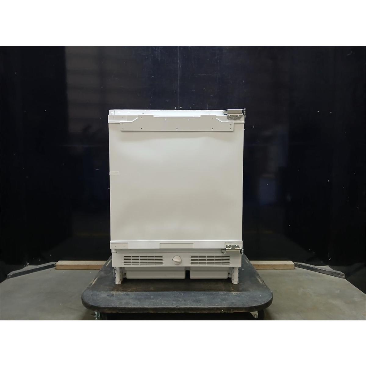 GRADE A2 - electriQ 90 Litre 82cm Integrated Under Counter Freezer with Fixed Door Hinge image 1
