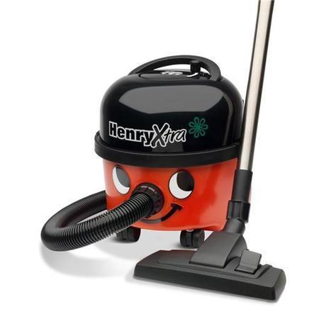 Numatic Henry Xtra HVX200 Vacuum Cleaner – Eco Red Cylinder Hoover 9L Capacity AiroBrush 240V image 1
