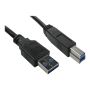 OEM 5 Meter Micro USB to USB-A 3.0 Black Cable  image 1