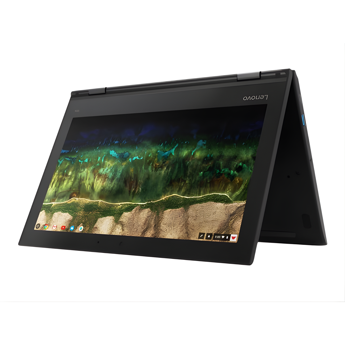 Refurbished Lenovo 500E 2nd Gen Intel Celeron N4100 4GB RAM 32GB eMMC 11.6 Inch Touchscreen Chromebook image 1