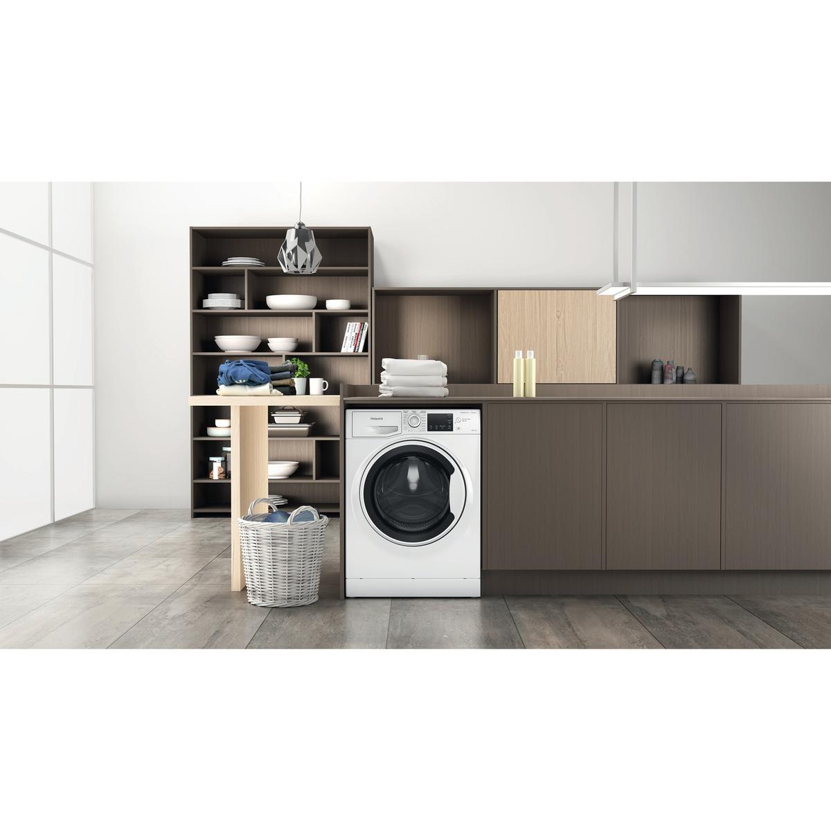 GRADE A2 - Hotpoint Anti-stain 11kg Wash 7kg Dry 1600rpm Washer Dryer  - Energy Saving, Steam -  White image 1