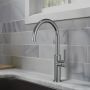 Abode Carbon Single Lever Mixer Tap - Chrome image 1
