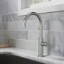 Abode Carbon Single Lever Mixer Tap - Brushed Nickel image 1