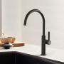 Abode Carbon Single Lever Mixer Tap - Gunmetal image 1