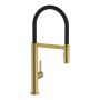 Abode Carbon Professional Spray Single Lever Mixer Tap - Brushed Brass image 1