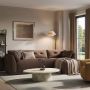Right Hand Chaise Sofa in Brown - Arden image 1