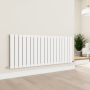Eco Eleganza White Horizontal Flat Designer Aluminium Radiator 600x1425mm Single Panel 4373 BTU image 5