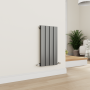 Eco Eleganza Anthracite Horizontal Flat Designer Aluminium Radiator 600x300mm Single Panel 921 BTU image 6
