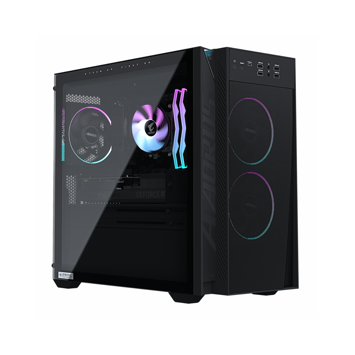 GIGABYTE AORUS PRIME 3 AMD Ryzen 7 9700X 16GB RAM 1TB SSD RTX 5060 Ti Windows 11 Gaming PC image 1