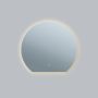 ALMOST PERFECT - Half Circle Backlit Heated Bathroom Mirror with Lights 1000 x 900mm - Ara