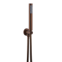 Brushed Bronze Shower Hand Shower with Wall Bracket - Arissa image 1