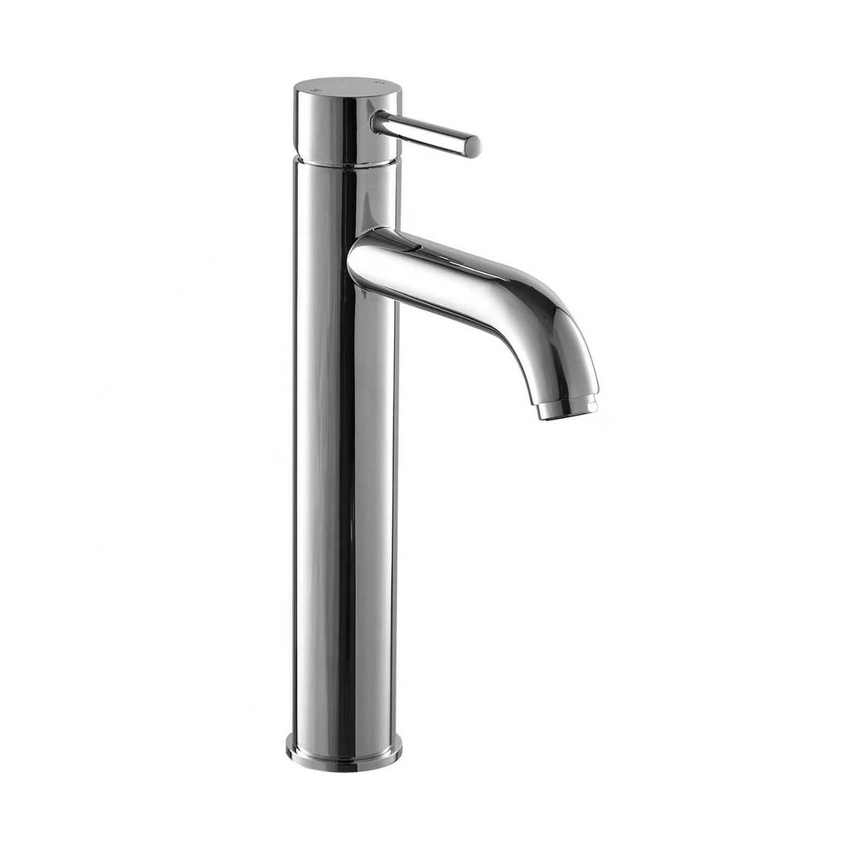 Chrome Tall Mono Basin Mixer Tap - Arissa image 1