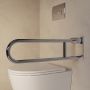 Chrome foldable grab rail -Arissa image 1